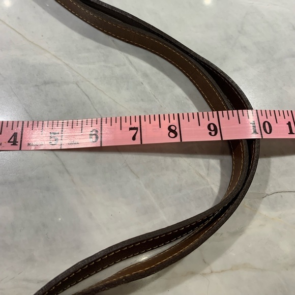 Maggie B wool felted purse with adjustable straps and leather trim inside zipper - Picture 10 of 12